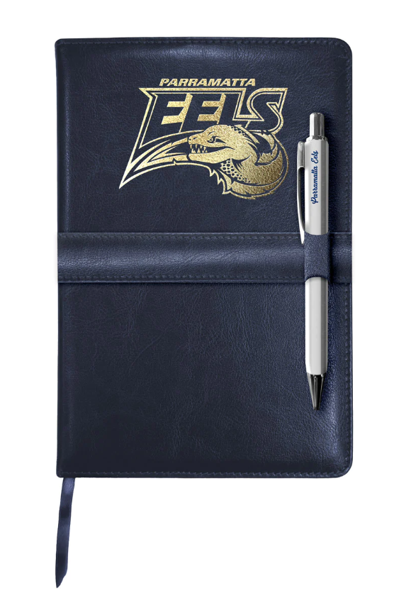 NRL Parramatta Eels Heritage Logo Notebook & Pen Gift Pack