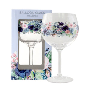 Splosh Balloon Wine Glass - Dusty Azure