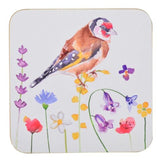 Garden Birds Drinking Cork Coasters Set of 4 Gift Boxed