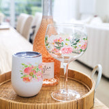 Splosh Balloon Wine Glass - Pink Peony