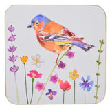 Garden Birds Drinking Cork Coasters Set of 4 Gift Boxed