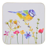 Garden Birds Drinking Cork Coasters Set of 4 Gift Boxed