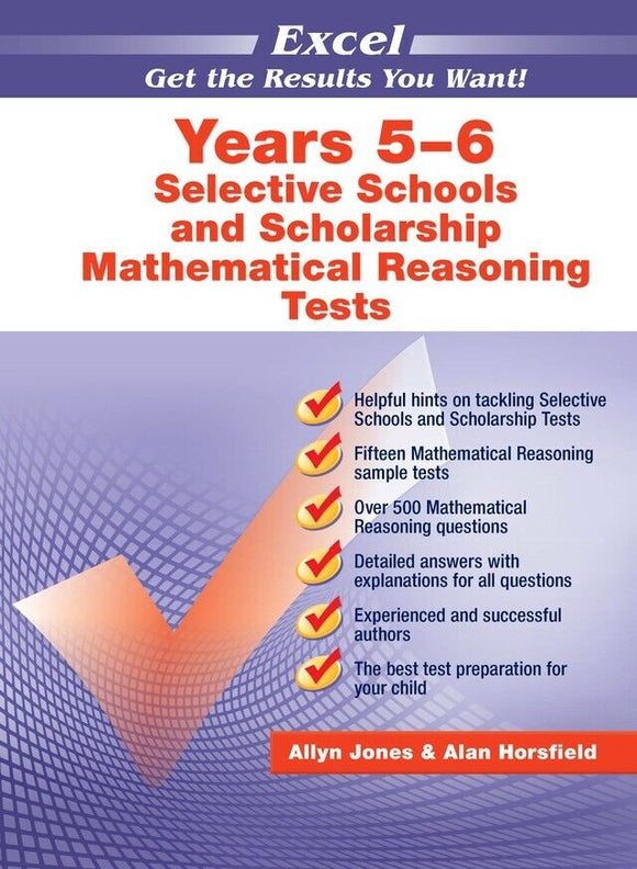 Excel Selective Schools and Scholarship Mathematical Reasoning Years 5–6