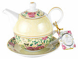 Old Tupton Ware Floral Garden Tea for One 3 Pieces Set