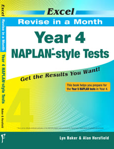 Excel Revise in a Month - Year 4 NAPLAN*-style Tests