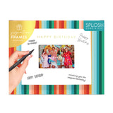 Happy Birthday Sign Board Photo Frame with Marker