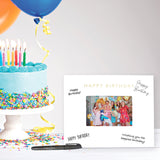 Happy Birthday Sign Board Photo Frame with Marker