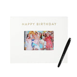 Happy Birthday Sign Board Photo Frame with Marker