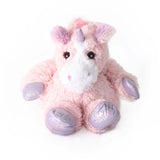 Warmies Sparkly Pink Unicorn Microwave Heatable & Freezer Chill Plush Toy