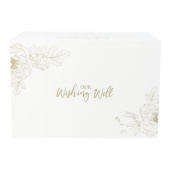 Splosh Wedding Wishing Well Box - Box for Collecting Message Card Money Gift